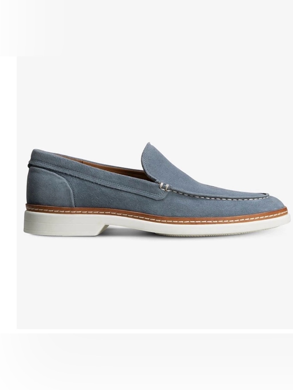 Allen Edmonds Wilder Venetian Slip-on Loafer men's size 9 suede blue